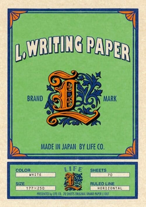 Life L-Writing Paper Pad 70 Sheets B5