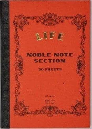 Carnet Noble de la vie -- A7 1