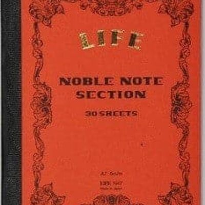 Carnet Noble de la vie -- A7