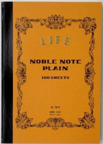 Carnet Noble de la vie -- B6 7