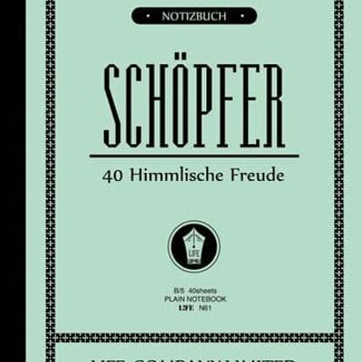 Life Schopfer Notizbuch -- B5