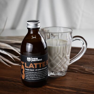 No. 3 Latte Sirup • Pumpkin Spiced