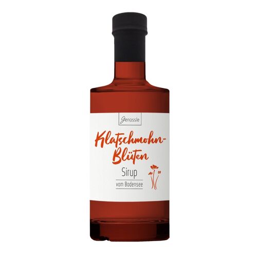 Genüssle Bio Klatschmohnblüten-Sirup 350 ml