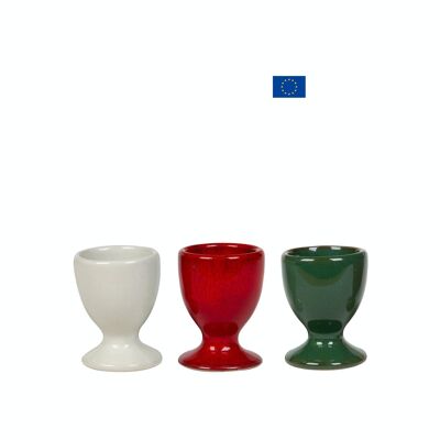 Ceramic egg cup assorted colors