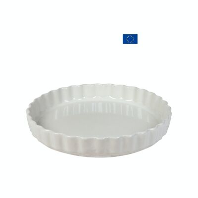 Ecru pie dish