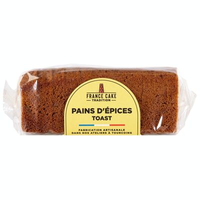 Pain d'épices toast nature - France Cake Tradition