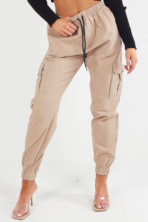 Twill Fabric Cargo Trousers