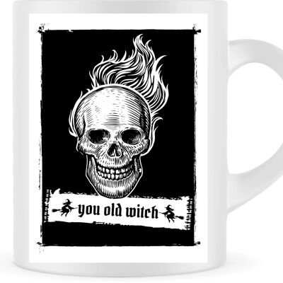 Mothers Day Mug | You Old Witch| Happy Mother's Day | Coffee Mug | Goth Mum