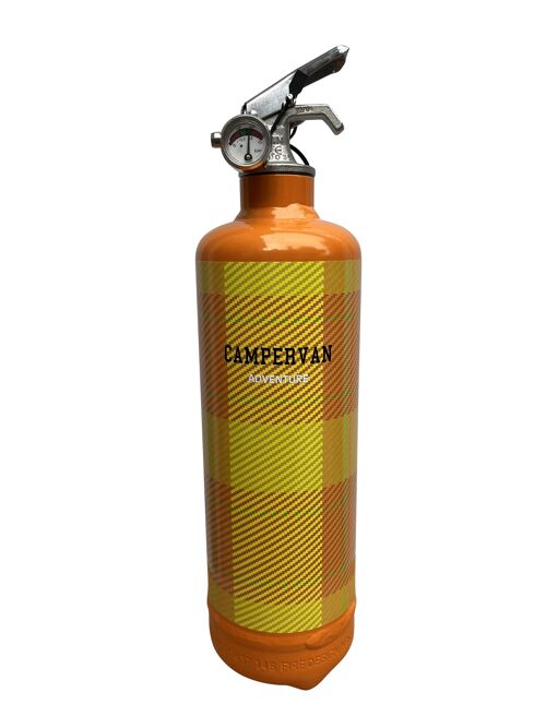 Campervan ORANGE Extincteur/ Fire extinguisher / Feuerlöscher