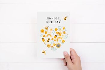 Carte d'anniversaire Ha Bee | Carte d'anniversaire | Carte pour lui | Carte pour elle 1