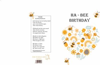 Carte d'anniversaire Ha Bee | Carte d'anniversaire | Carte pour lui | Carte pour elle 2