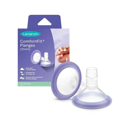 Téterelles Comfort Fit™ pour tire-lait Lansinoh - 21mm