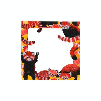 Bloc-notes imprimé Pack de pandas roux