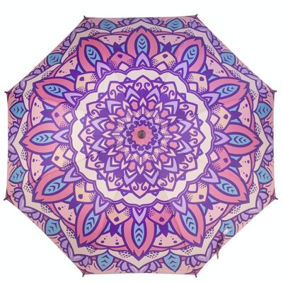 Mandala-Regenschirm mit Korkgriff