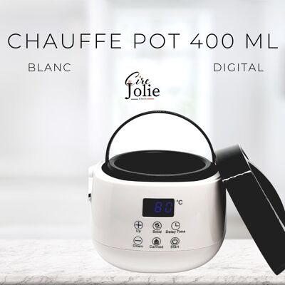 Chauffe cire digital 400ml Blanc