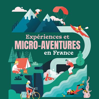 BUCH - Erlebnisse und Mikroabenteuer in Frankreich - Sammlung von Geschenkbüchern