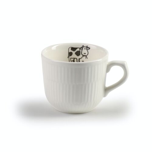 LA VACHE COFFEE CUP AND SAUCER
