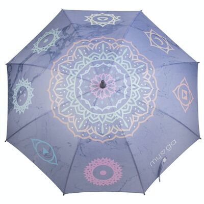 Chakra Umbrella With Cork Handle