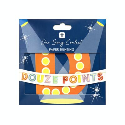 Eurovision Song Contest-Dekoration, „Douze Points“-Girlande