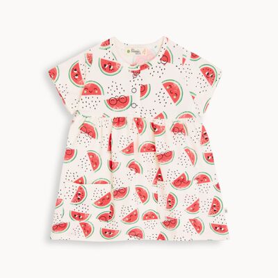 Birling - Wassermelonenbedrucktes Kleid mit Taschen