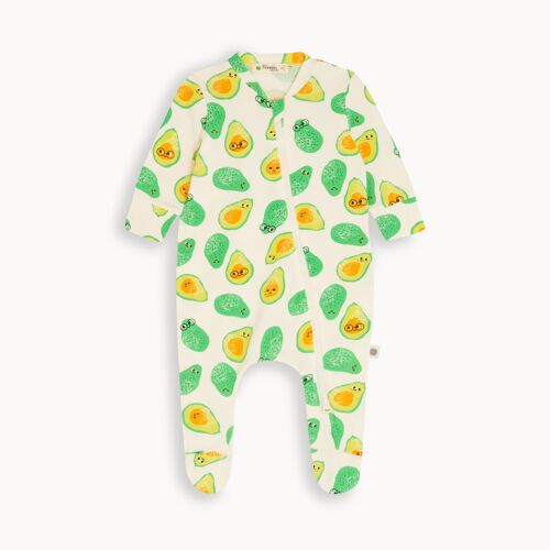 Brighton - Avocado Zip Front Sleepsuit