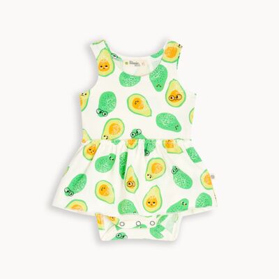 Brora - Avocado Bodysuit With Skirt