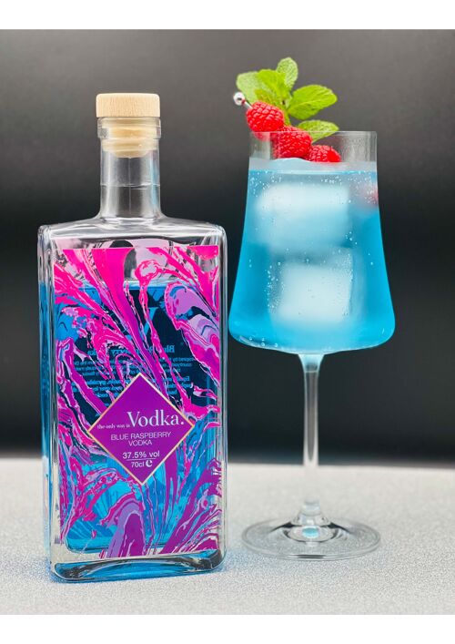 Vegan Blue Raspberry Vodka