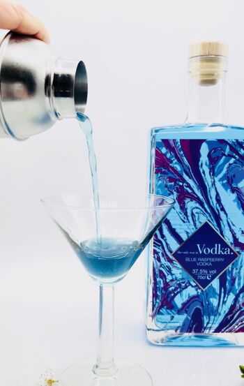 Vodka Végétalienne Framboise Bleue 4