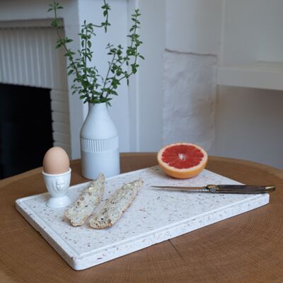 Teller aus recycelten Muscheln PLADENN