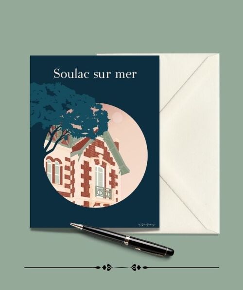 Carte Postale SOULAC SUR MER, La Maison - 15x21cm