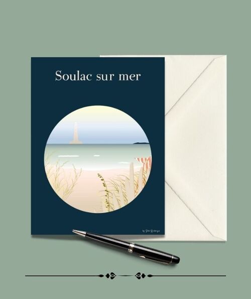 Carte Postale SOULAC SUR MER, La Plage - 15x21cm