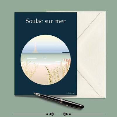 Carte Postale SOULAC SUR MER, La Plage - 15x21cm