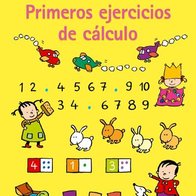 Livre pour enfants Premiers exercices de calcul 5-6 ans Langue : ES