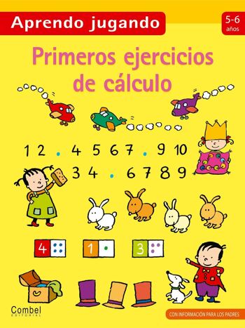 Livre pour enfants Premiers exercices de calcul 5-6 ans Langue : ES