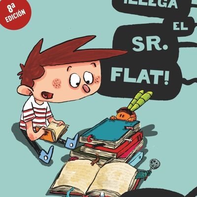 Kinderbuch Mr. Flat kommt an Sprache: EN