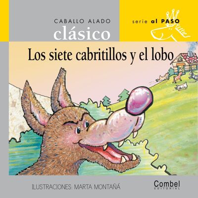 Livre pour enfants Les sept chevreaux et le loup Langue : ES v1