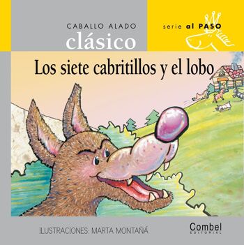 Livre pour enfants Les sept chevreaux et le loup Langue : ES v1