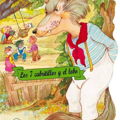Libro infantil Los 7 cabritillos y el lobo Idioma: ES -clásico-