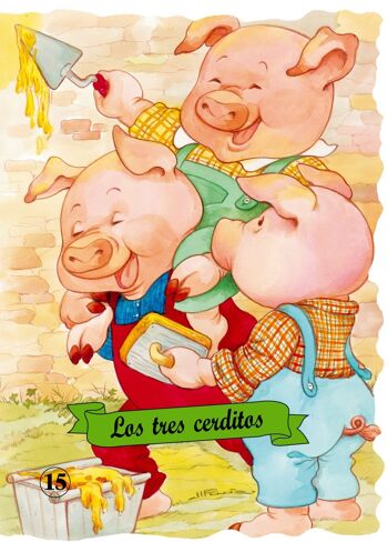 Livre pour enfants Les Trois Petits Cochons Langue : ES -classique-
