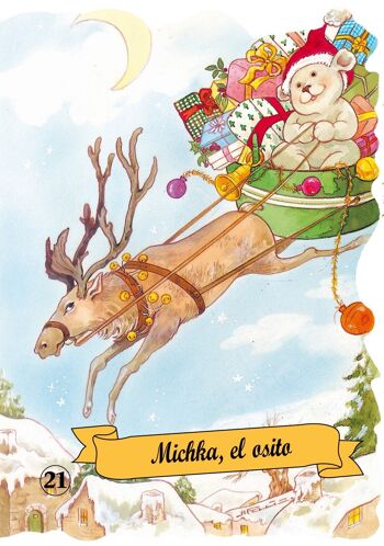 Livre pour enfants Michka l'ours Langue : ES.