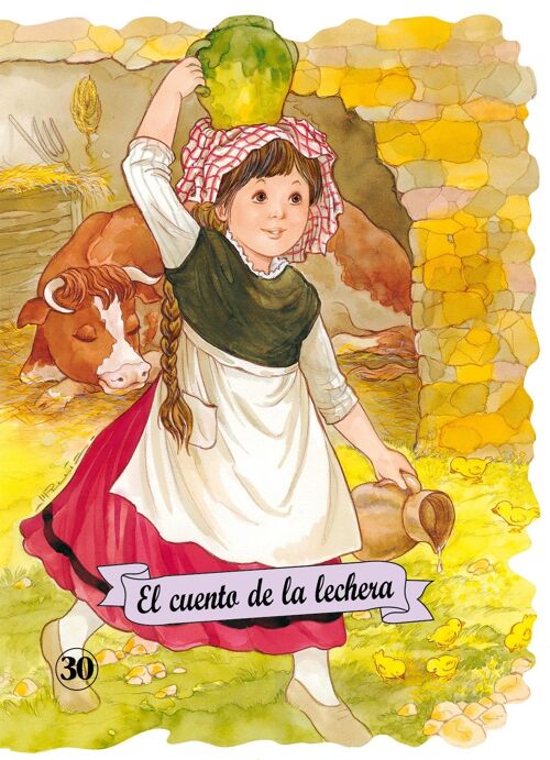 Libro infantil El cuento de la lechera Idioma: ES -clásico-