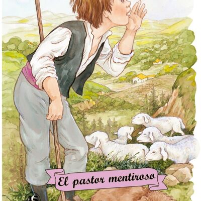 Children's book The lying shepherd Language: ES -classic-