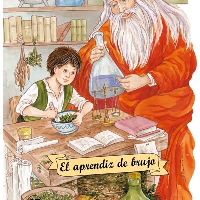 Children's book The Sorcerer's Apprentice Language: ES -classic-