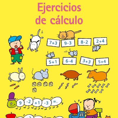 Children's book Calculation exercises 6-7 years Language: ES