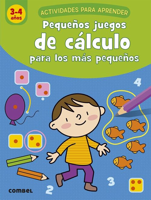 Libro infantil Pequeños juegos de cálculo para los más pequeños -3-4 años- Idioma: ES