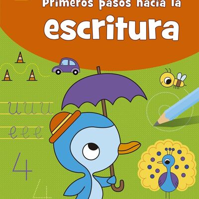Libro per bambini Primi passi verso la scrittura -5-6 anni- Lingua: ES