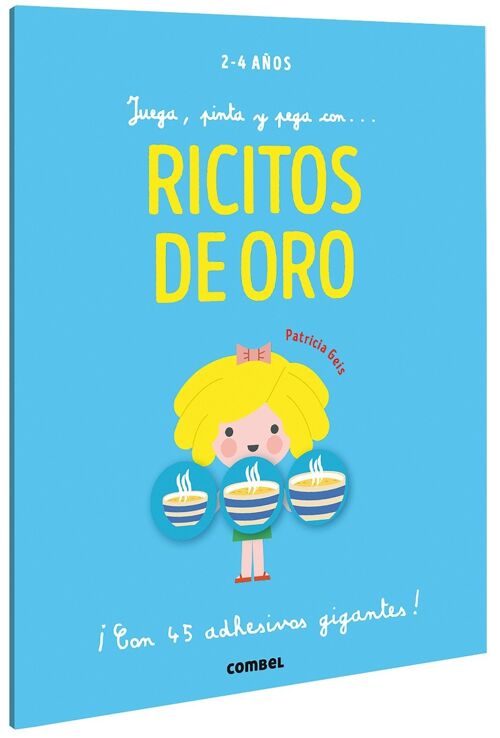 Libro infantil Juega, pinta y pega con… Ricitos de Oro Idioma: ES