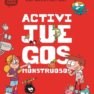 Livre pour enfants Activijuegos monstrueux Langue: EN