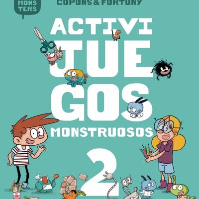 Libro per bambini Activjuegos mostruoso 2 Lingua: EN
