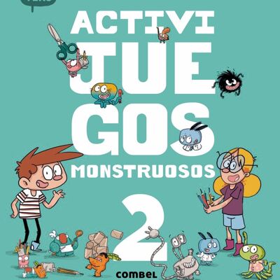 Libro infantil Activijuegos monstruosos 2 Idioma: ES